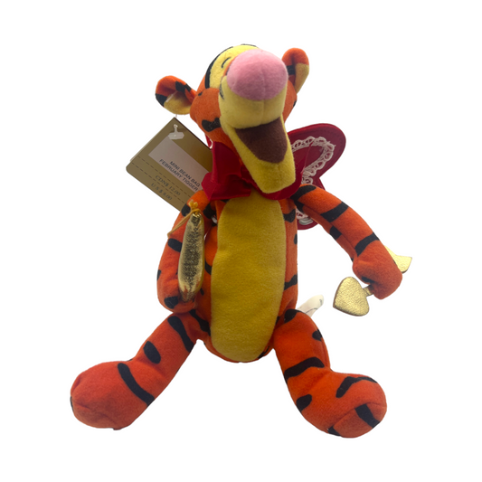 Disney Store - February Tigger Mini Bean Bag - With Tag - 9"