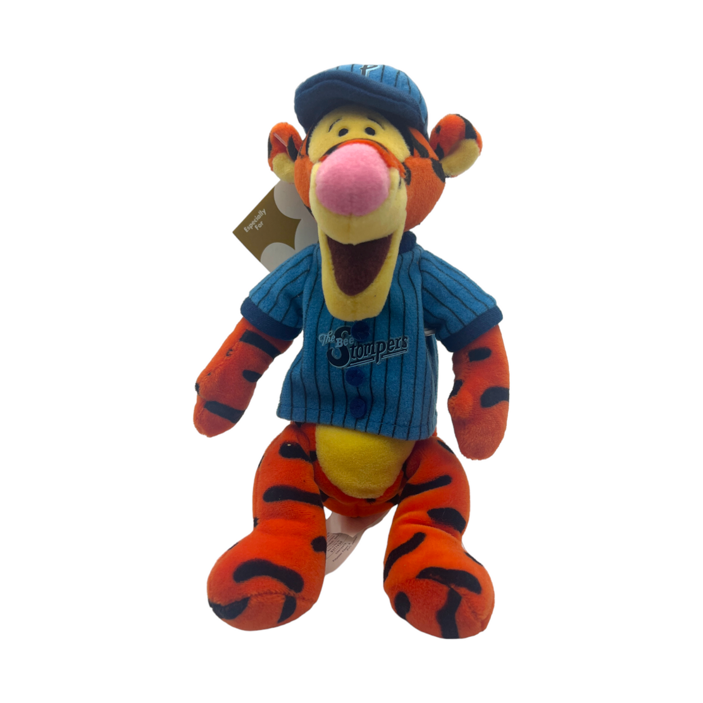 Disney Store -  Baseball Tigger Mini Bean Bag - With Tag - 9" - With Tag