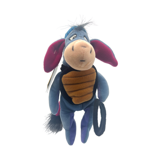 Disney Store - Catcher Eeyore Mini Bean Bag - With Tag - 8"