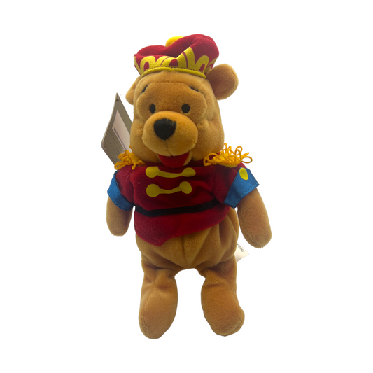 Disney Store - Nutcracker Pooh Mini Bean Bag - With Tag - 8"