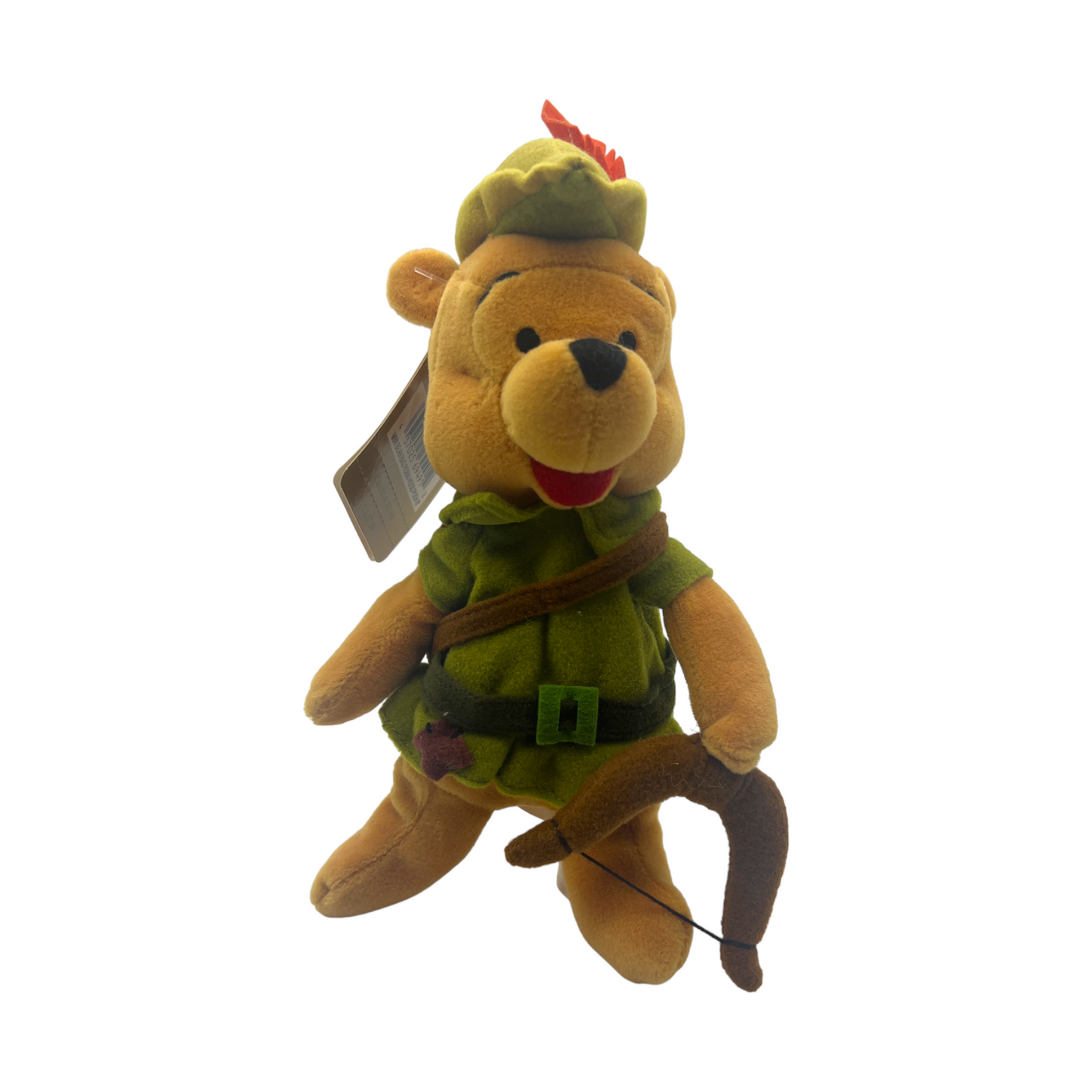 Disney Store - Robin Hood Pooh Mini Bean Bag - With Tag - 8"