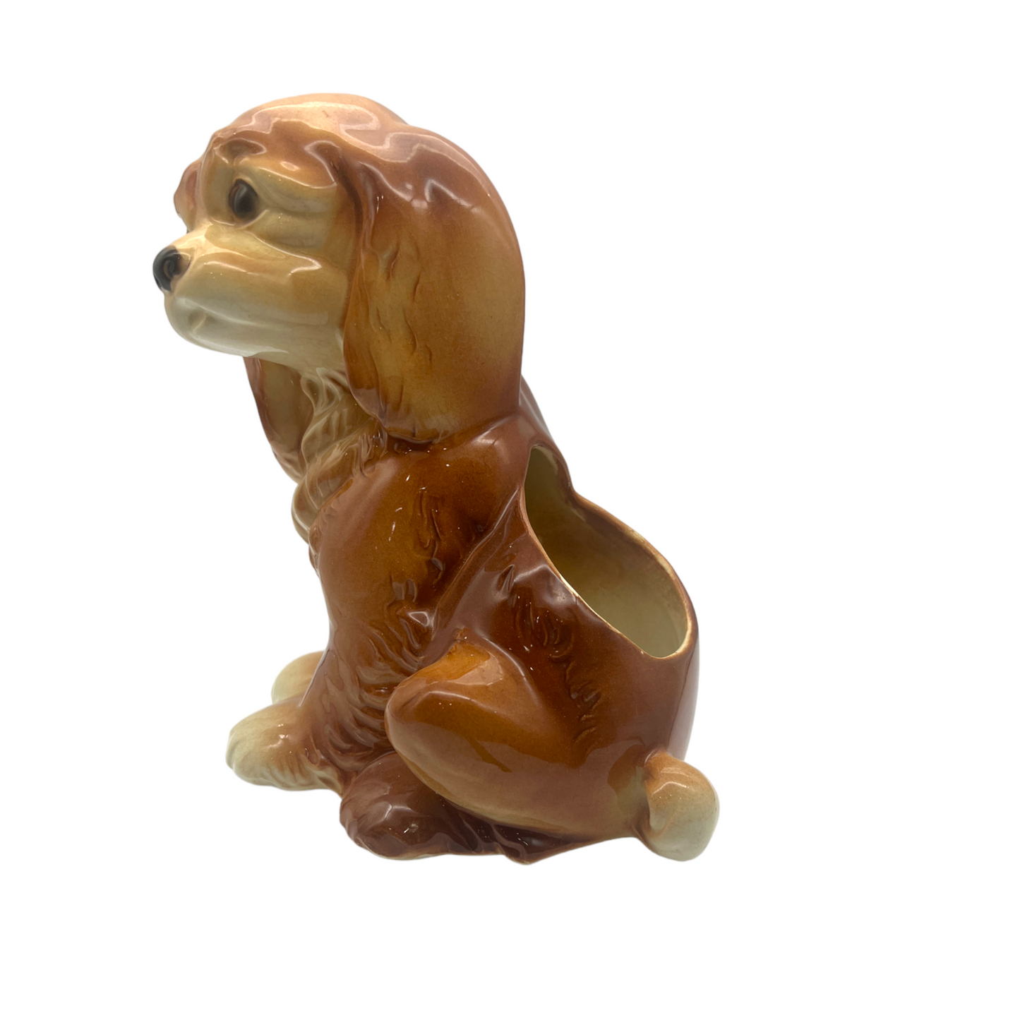 Royal Copley - Cocker Spaniel Planter - Vintage - 7.75"