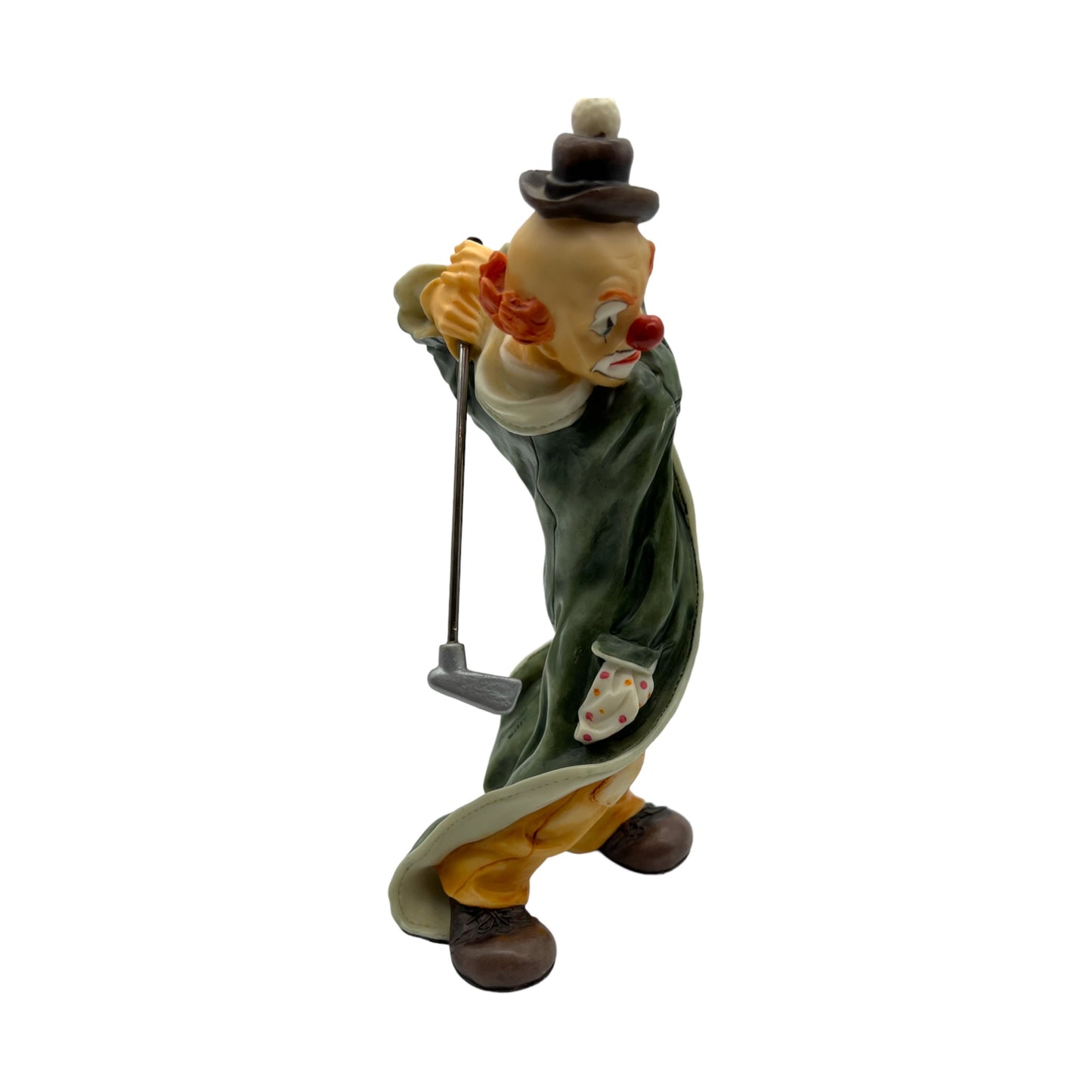 Summit Collection - Golfing Clown Swinging a Putter Figurine - 10"