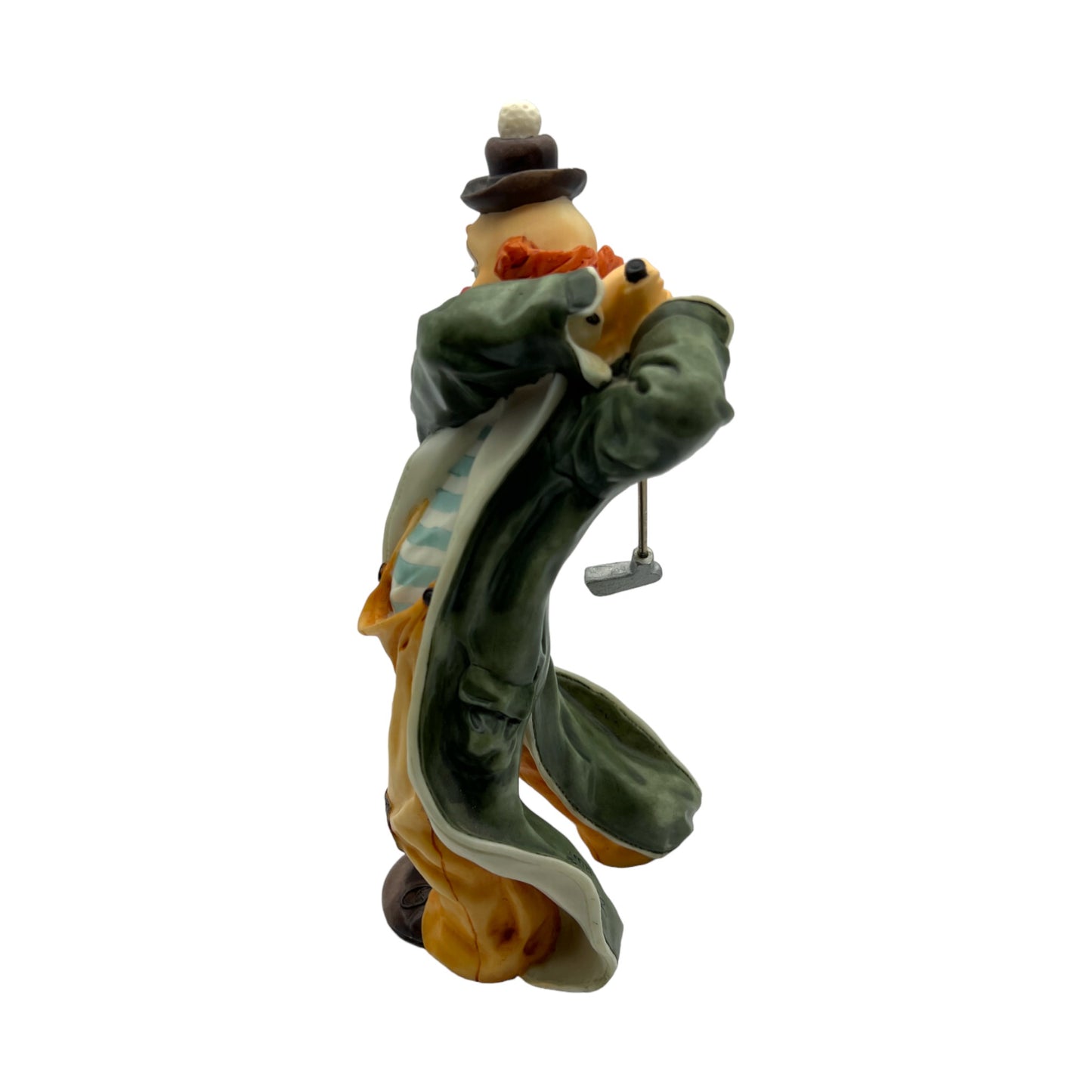 Summit Collection - Golfing Clown Swinging a Putter Figurine - 10"