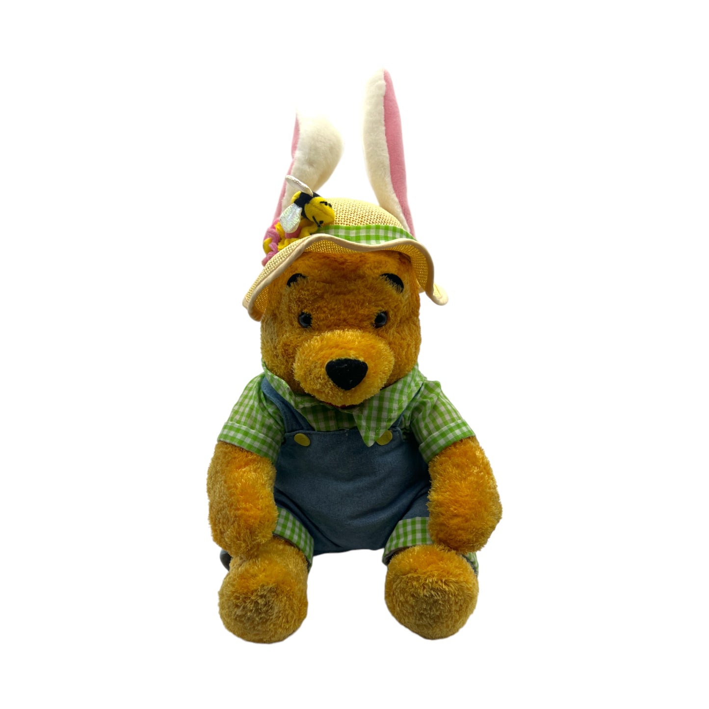 Disney Store - Easter Farmer Pooh - Vintage - 16"