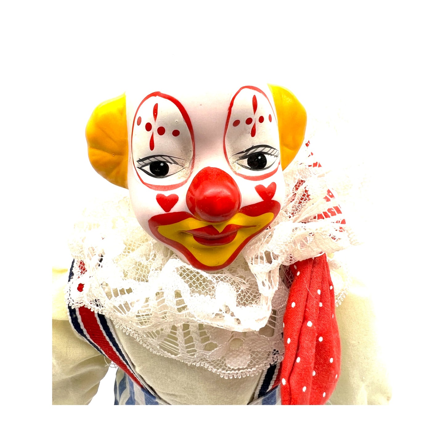 Musical Porcelain Clown - "Send In The Clowns" Doll - Vintage - 15"