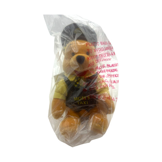 Disney Store - Moms Taxi Pooh Bean Bag With Suction Cups - Vintage - With Tag - 8"