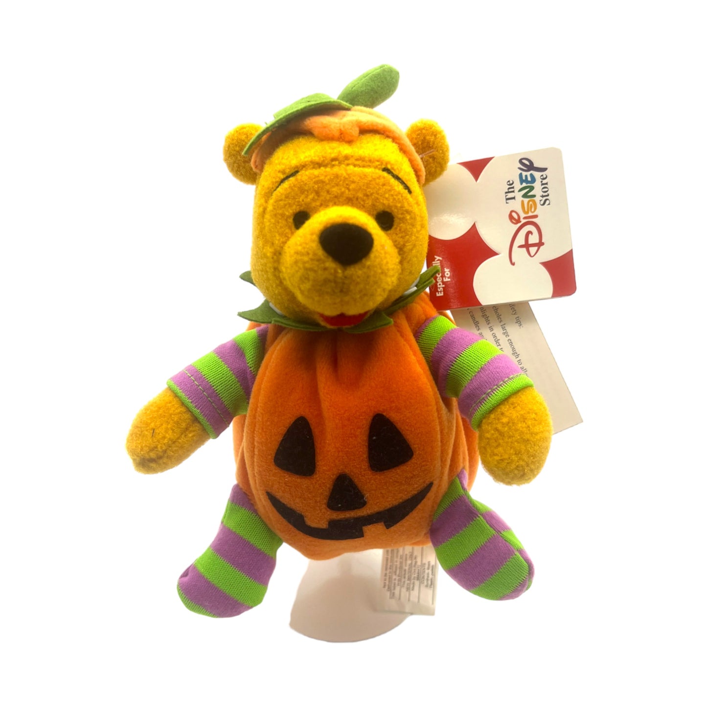 Disney Store - Halloween Pooh Mini Bean Bad - Vintage - With Tag - 8"