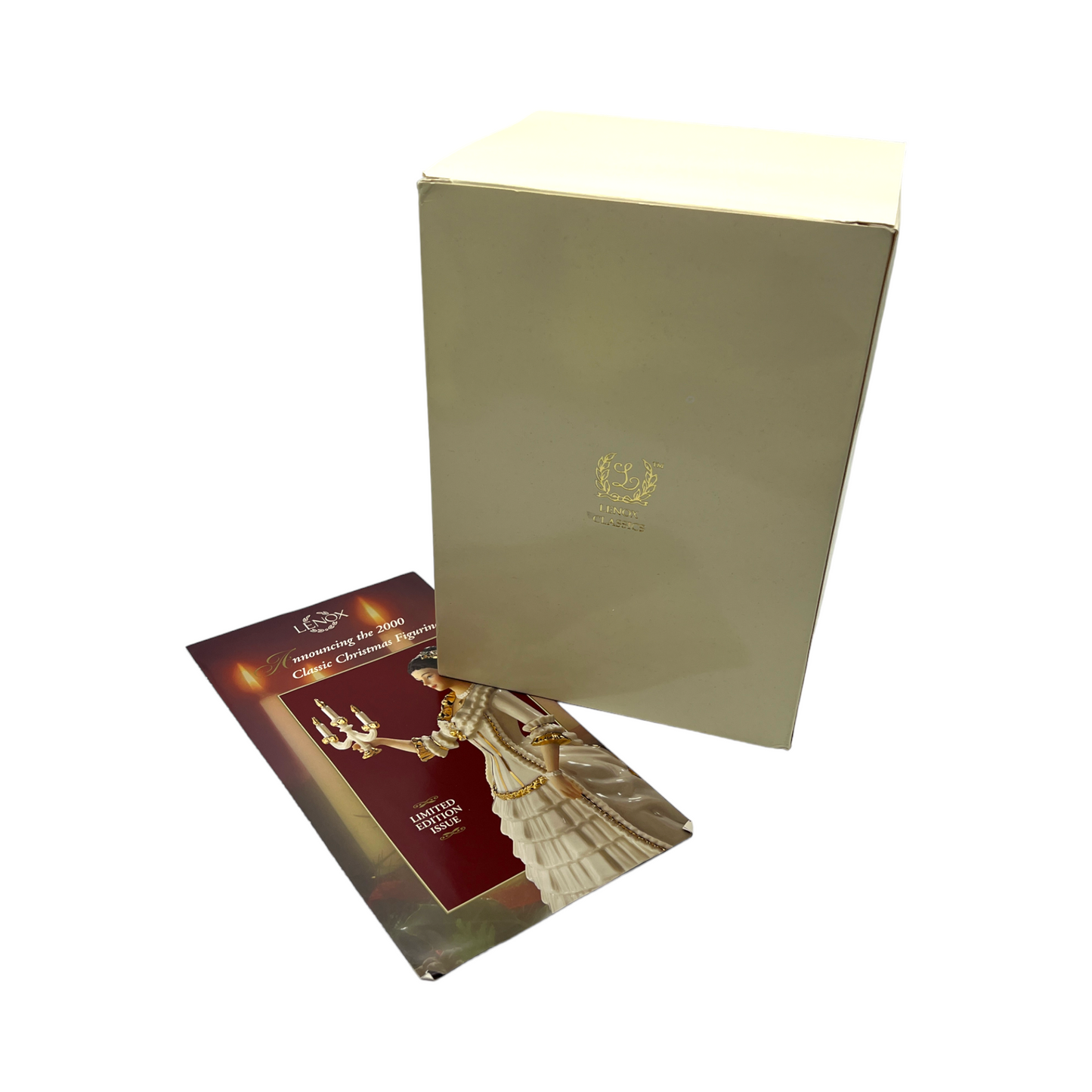 Lenox - Light Of Christmas - 2000 Ivory Classic Figurine - Limited Edition - Original Box - 9.25"