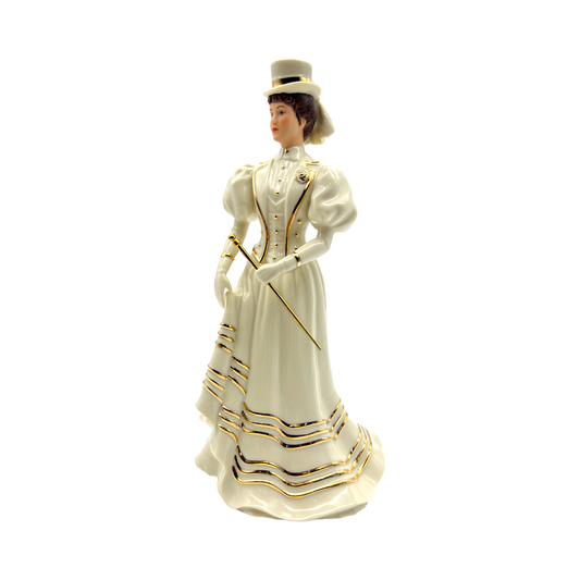 Lenox - Riding At Richfield- 1999 Ivory Classic Figurine - Limited Edition - Original Box - 9.25"