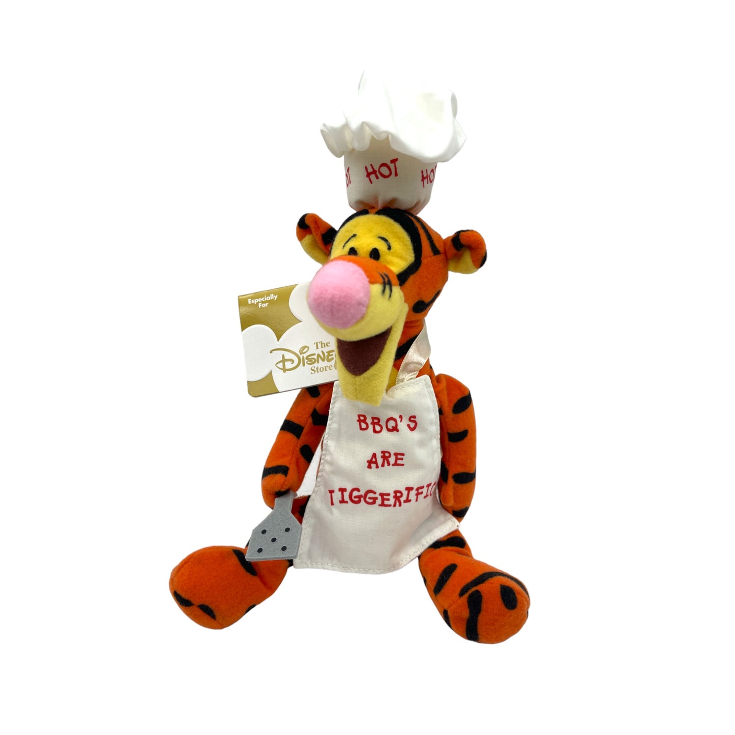 Disney Store - June Tigger - BBQ - Mini Bean Bag - Vintage - 9"