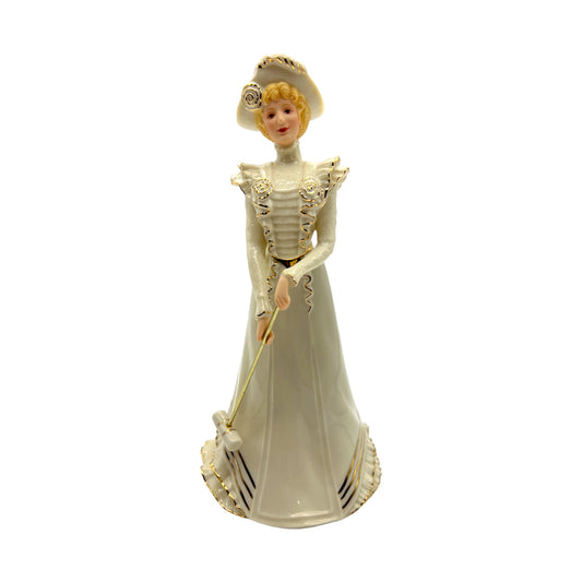 Lenox - Courtly Croquet Figurine - Victorian Ladies Of Fashion Collection - Original Box - 9.25"