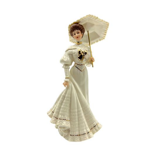 Lenox - Sunday Stroll Figurine - Victorian Ladies Of Fashion Collection - Original Box - 9.25"