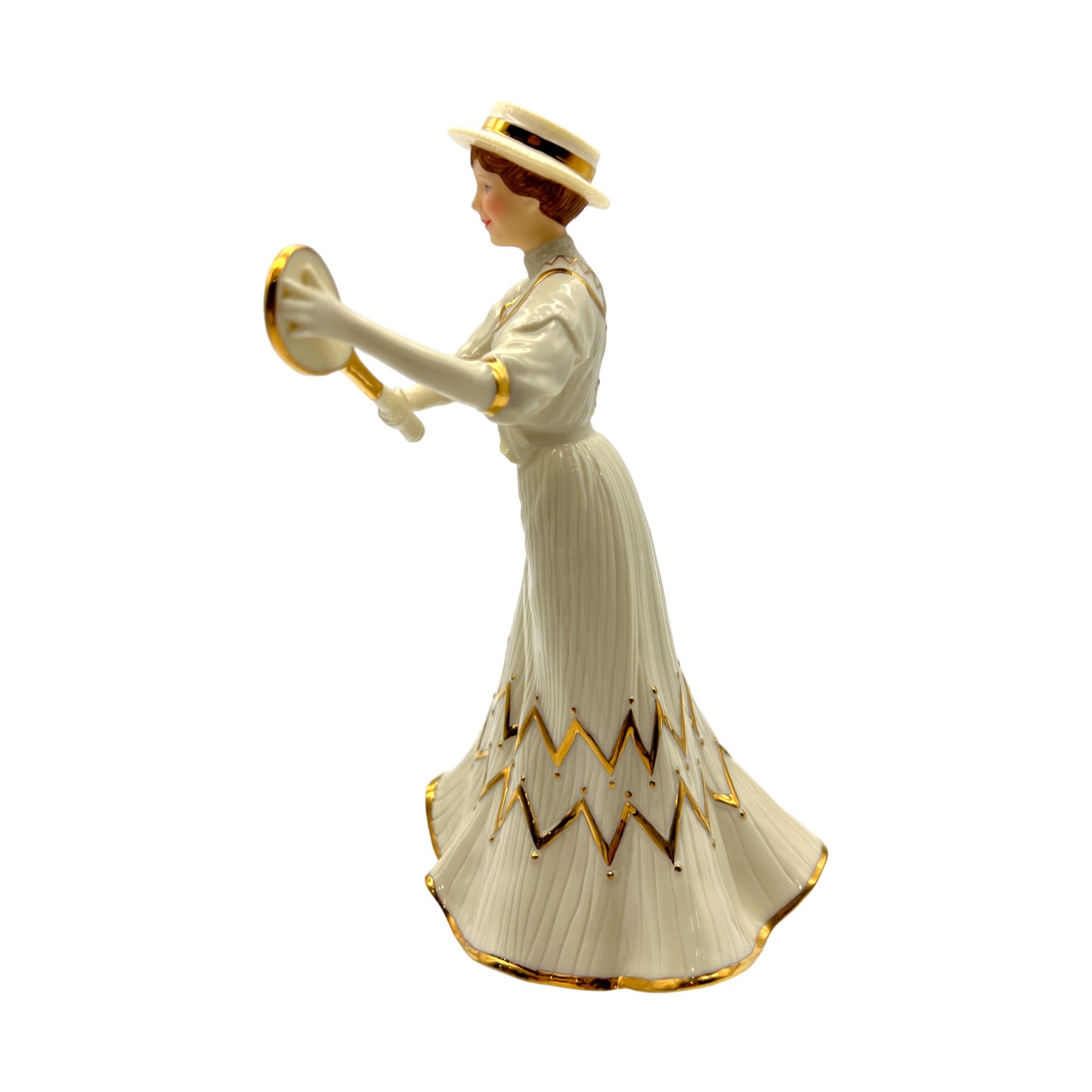 Lenox - Tennis At Traymore Figurine - Victorian Ladies Of Fashion Collection - Original Box - 9.25"