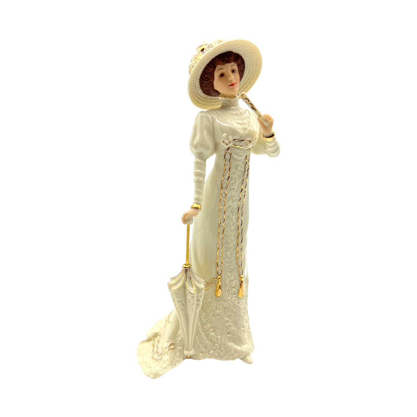 Lenox - Afternoon At Ascot Figurine - Victorian Ladies Of Fashion Collection - Original Box - 9.25"