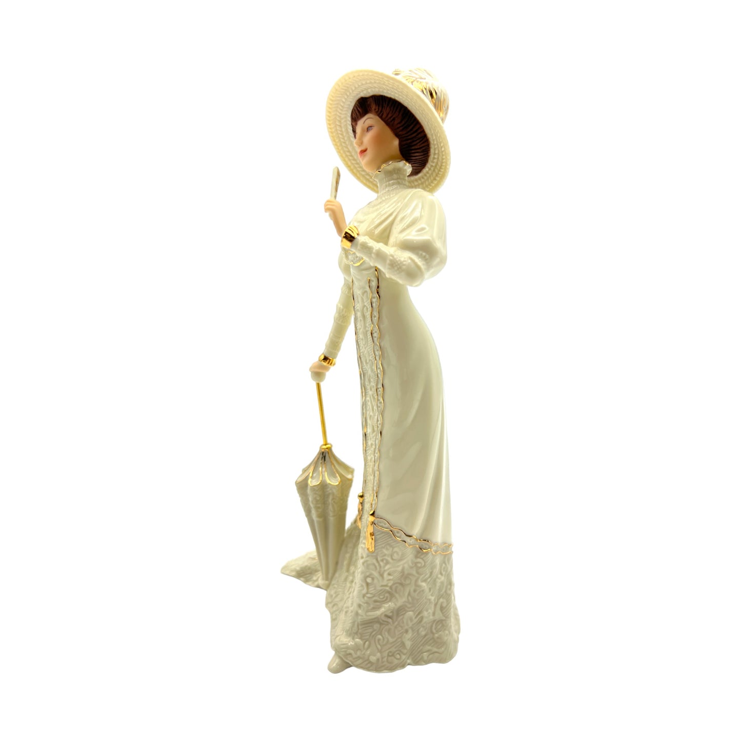 Lenox - Afternoon At Ascot Figurine - Victorian Ladies Of Fashion Collection - Original Box - 9.25"