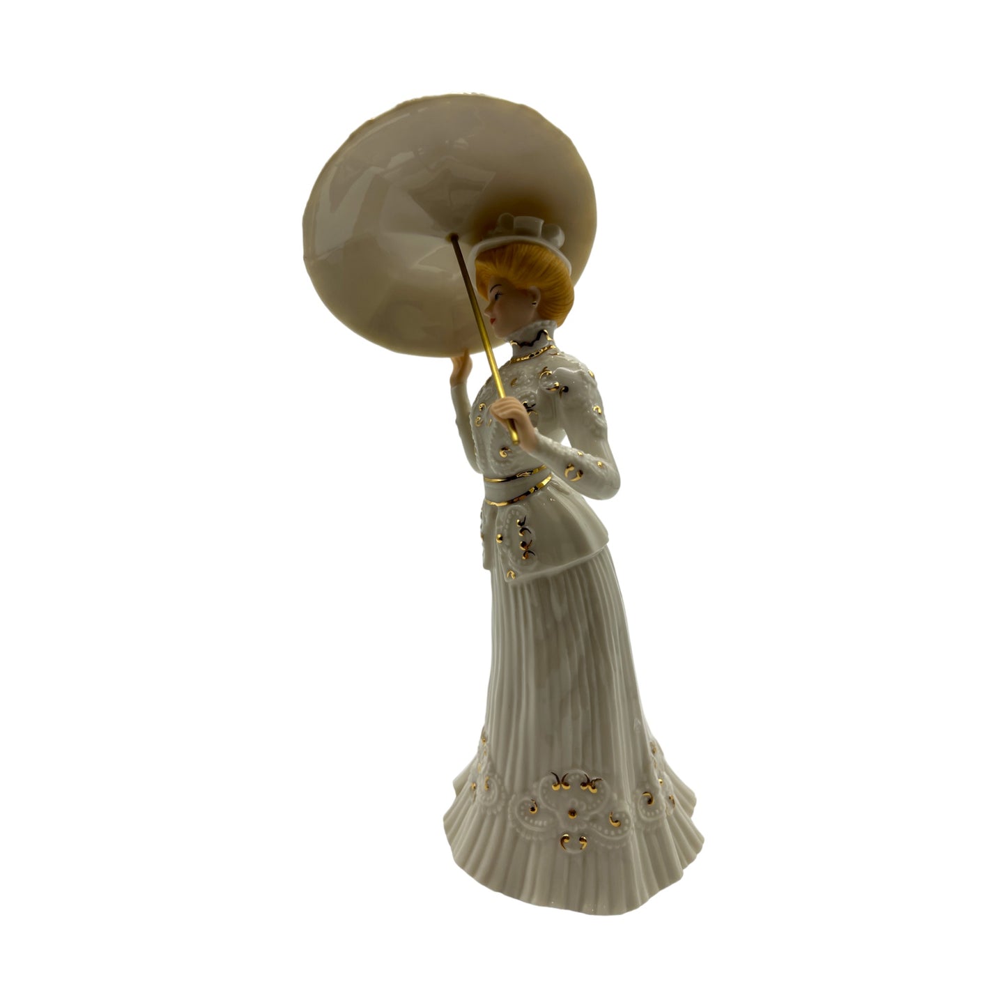 Lenox - Morning Promenade Figurine - Victorian Ladies Of Fashion Collection - Original Box - 9.25"