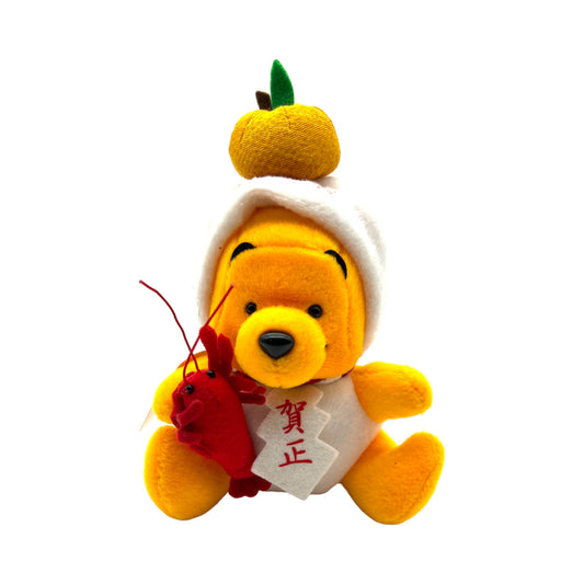 Disney Store Japan - 2002 Pooh with Crawfish - 4"