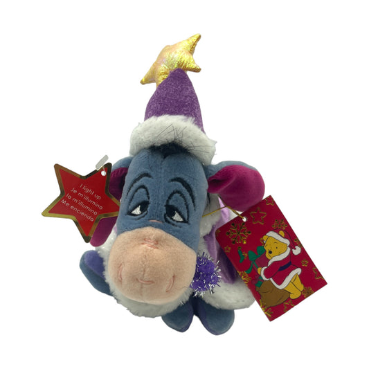 Disney Store London - Tinsel Eeyore - With Tag - Vintage - 8"