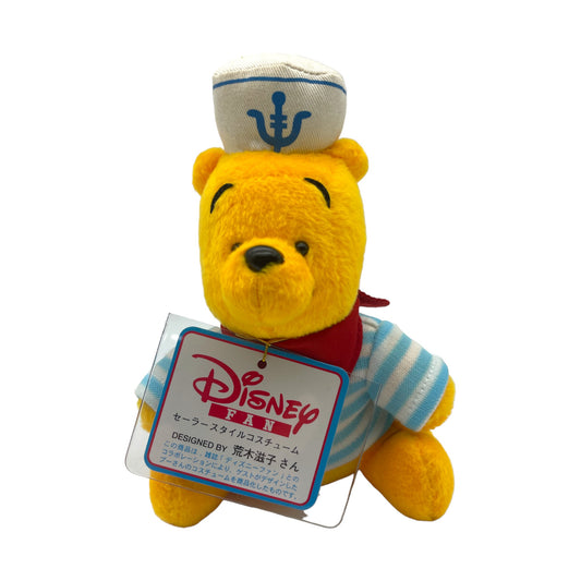 Disney Store Tokyo - Sailor Costume Pooh - With Tag - Vintage - 6"