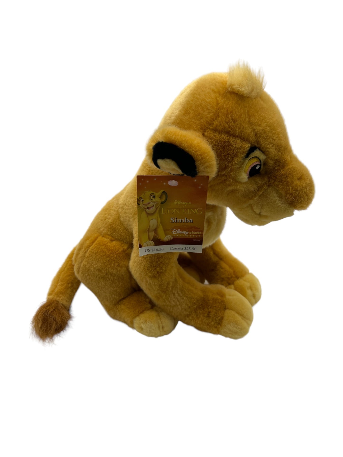 Disney Store - Young Simba - Vintage - 14"