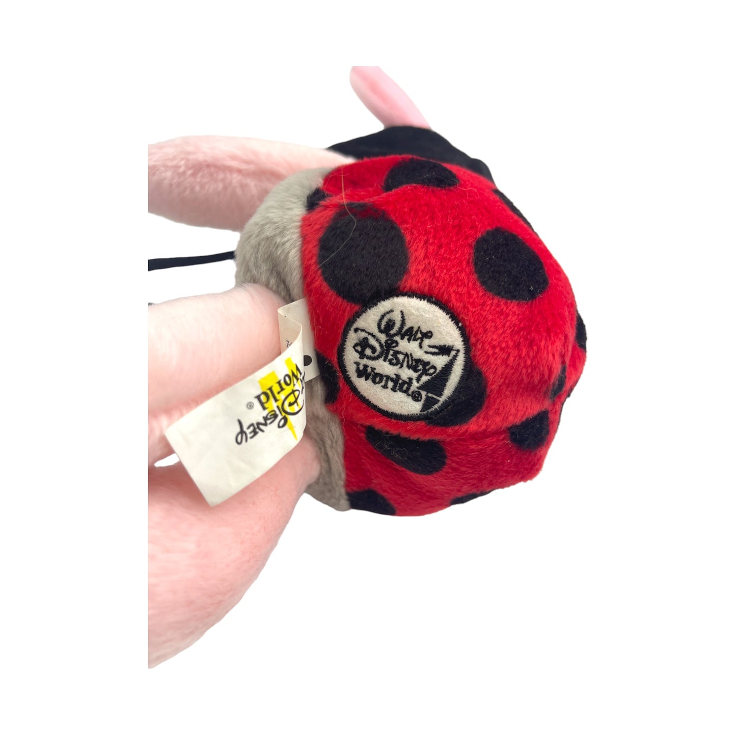 Walt Disney World - 1999 Ladybug Piglet - Bean Bag - With Tag - Vintage - 12"