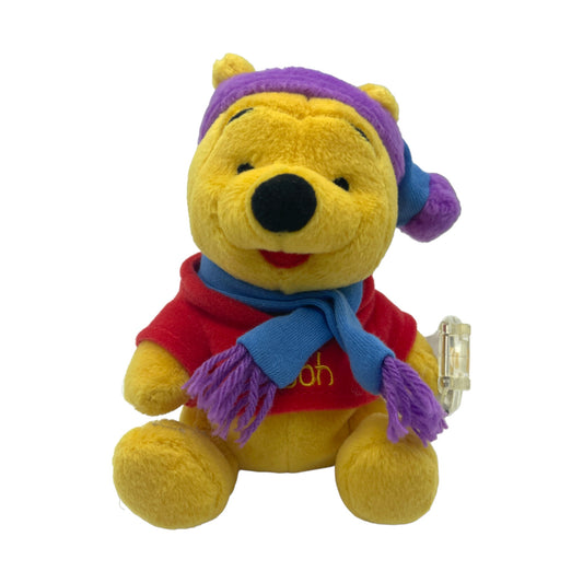 Mattel - Star Bean - Disney - Winter Winnie The Pooh #17 Of Series - With Tag - Vintage - 6"