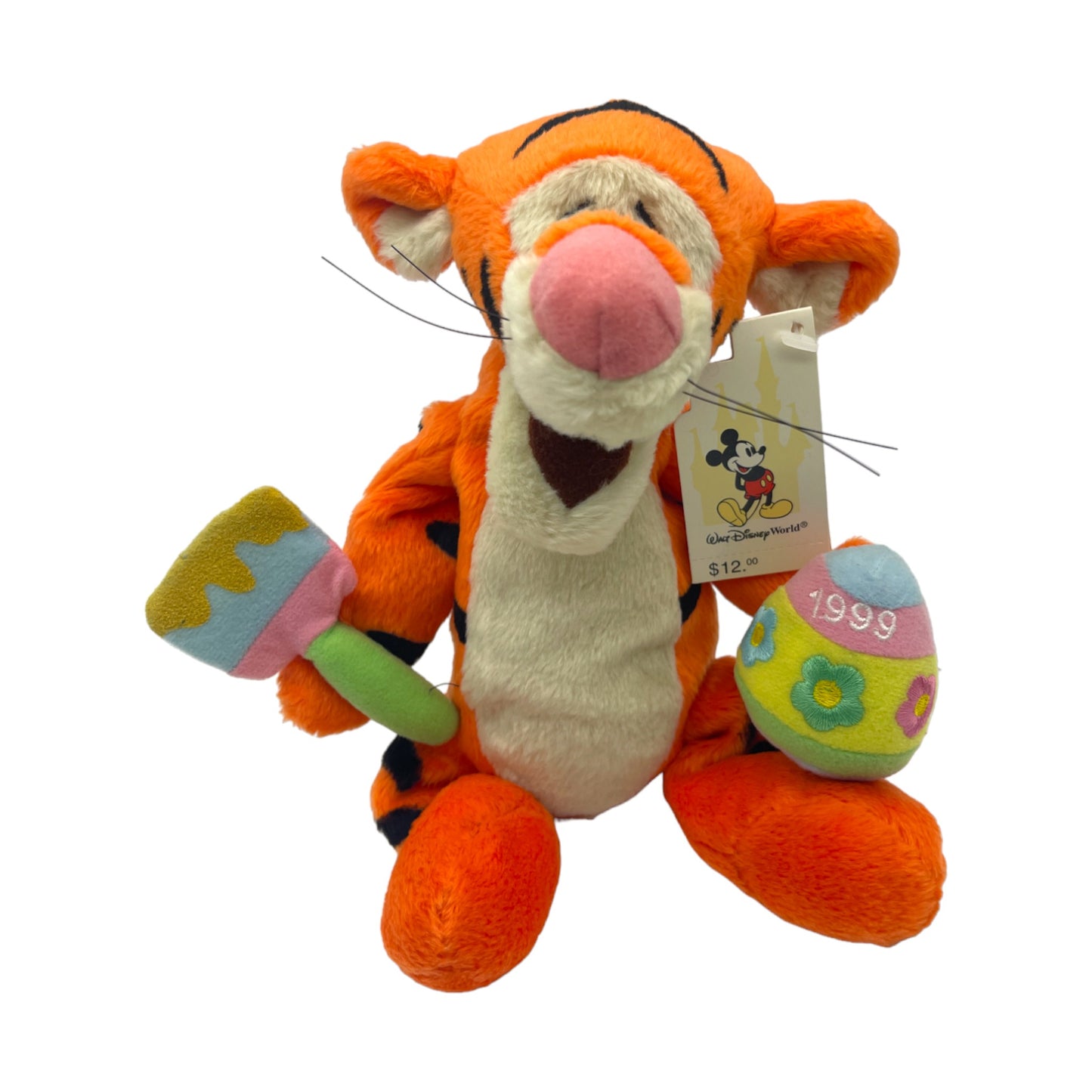 Walt Disney World - 1999 Easter Tigger - Bean Bag - With Tag - Vintage - 12"