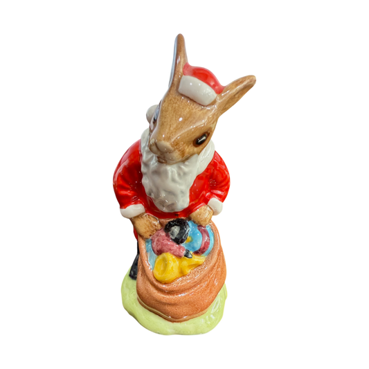 Royal Doulton Santa Bunnykins - Happy Christmas - 1981 - 4.5"