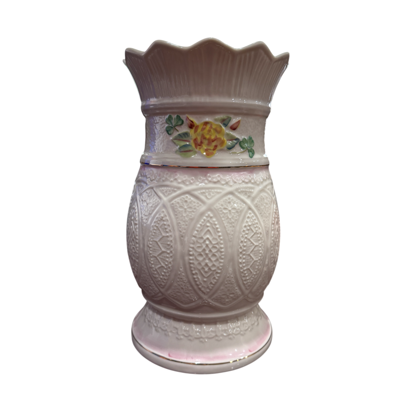 Belleek - Irish Lace Vase - #52 of 1500 - 10"