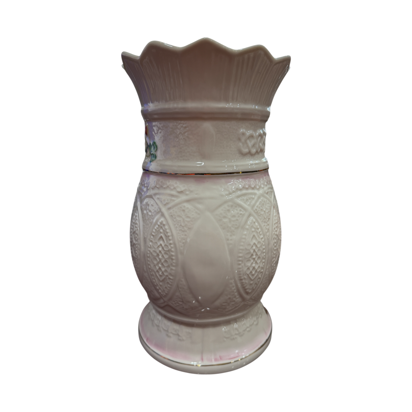 Belleek - Irish Lace Vase - #52 of 1500 - 10"