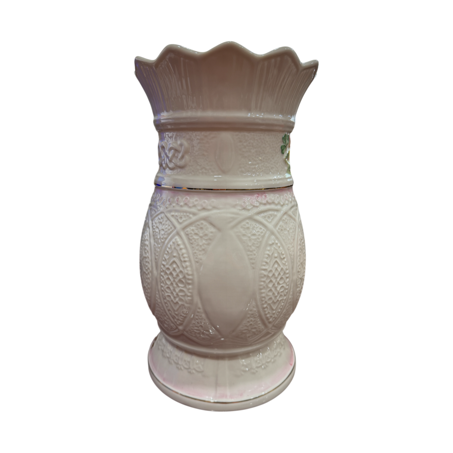 Belleek - Irish Lace Vase - #52 of 1500 - 10"