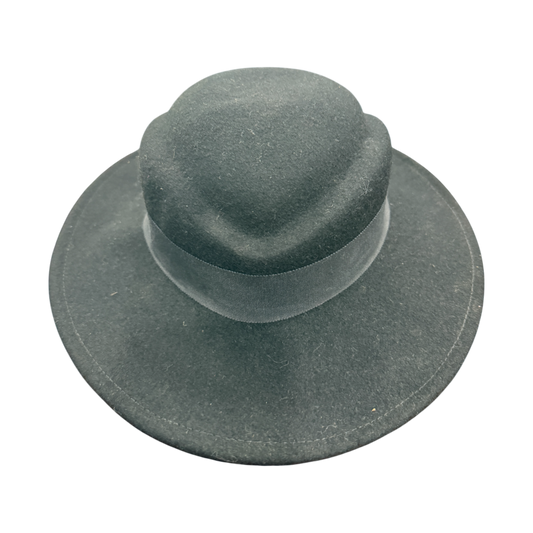Arlin - Black 100% Wool  Hat - Vintage Elegance