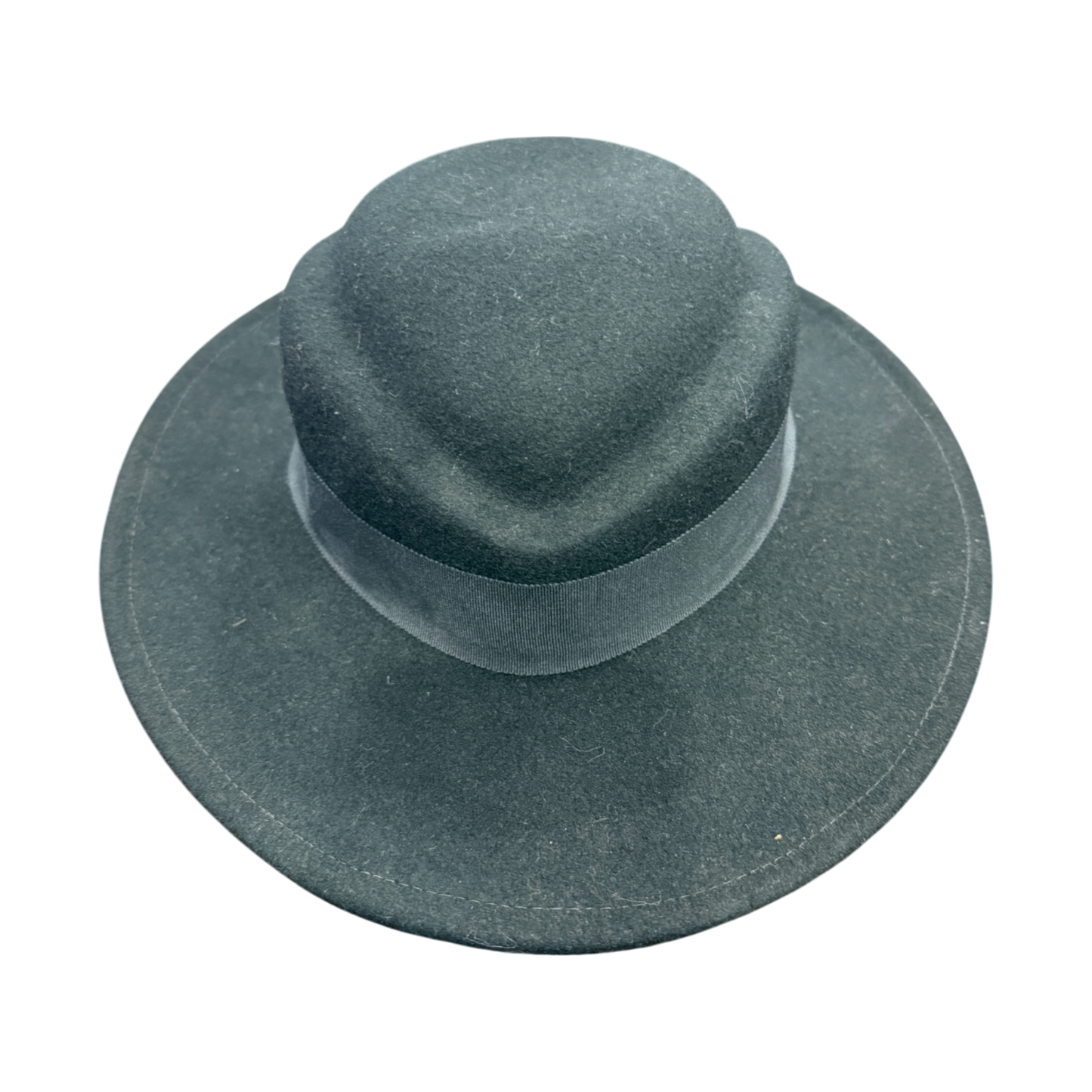 Arlin - Black 100% Wool  Hat - Vintage Elegance