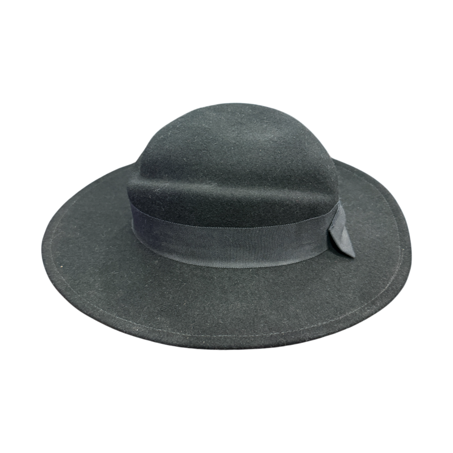 Arlin - Black 100% Wool  Hat - Vintage Elegance