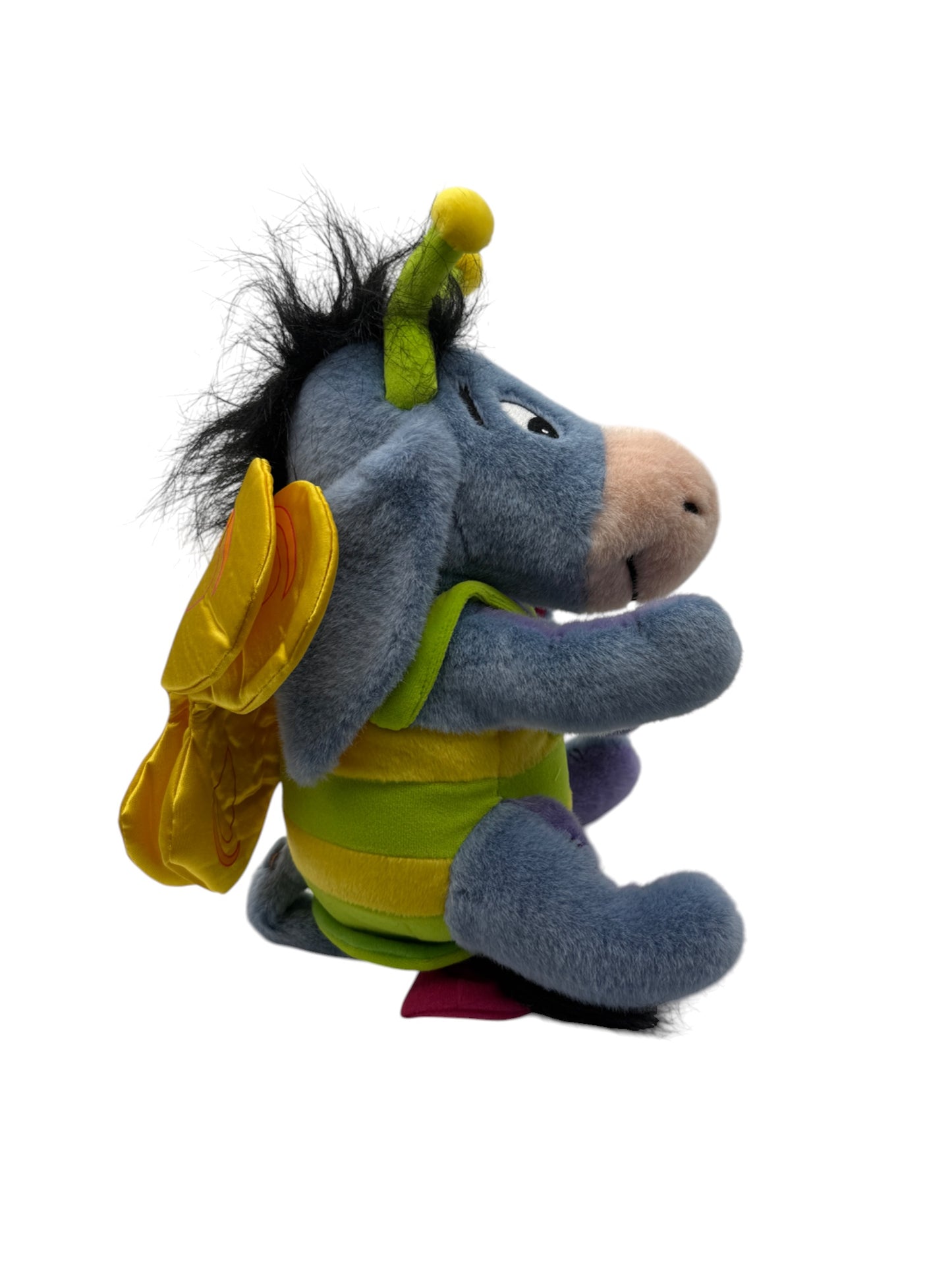 Disney Store - Musical Eeyore Plush Butterfly Easter Interactive - 12"