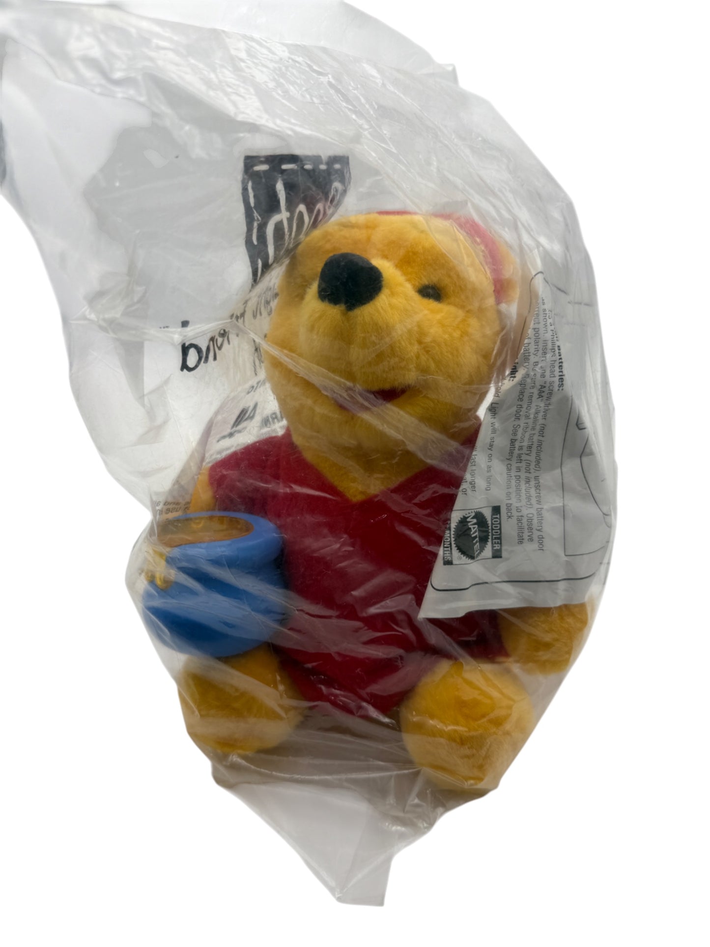 Disney Store - Winnie the Pooh Night Light Friend Plush Mattel Disney New Unopened - 11"