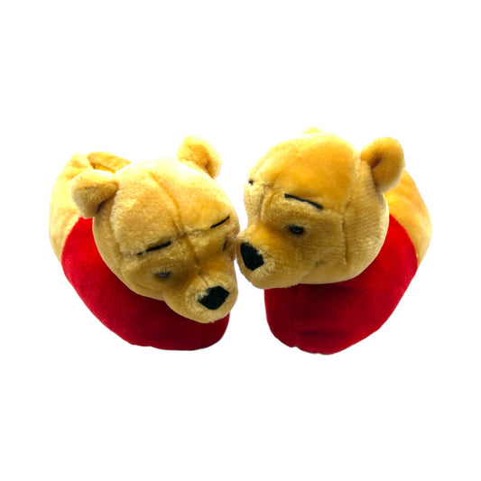 Disney Store - Pooh Slippers - Size 6 - Vintage - 7"