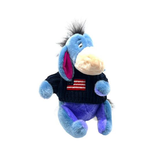 Disney Store - Forth Of July Eeyore - Vintage - 12"