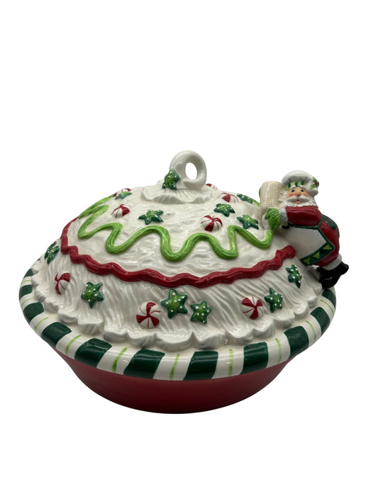 Fitz & Floyd - Christmas - Pie Keeper - 11"