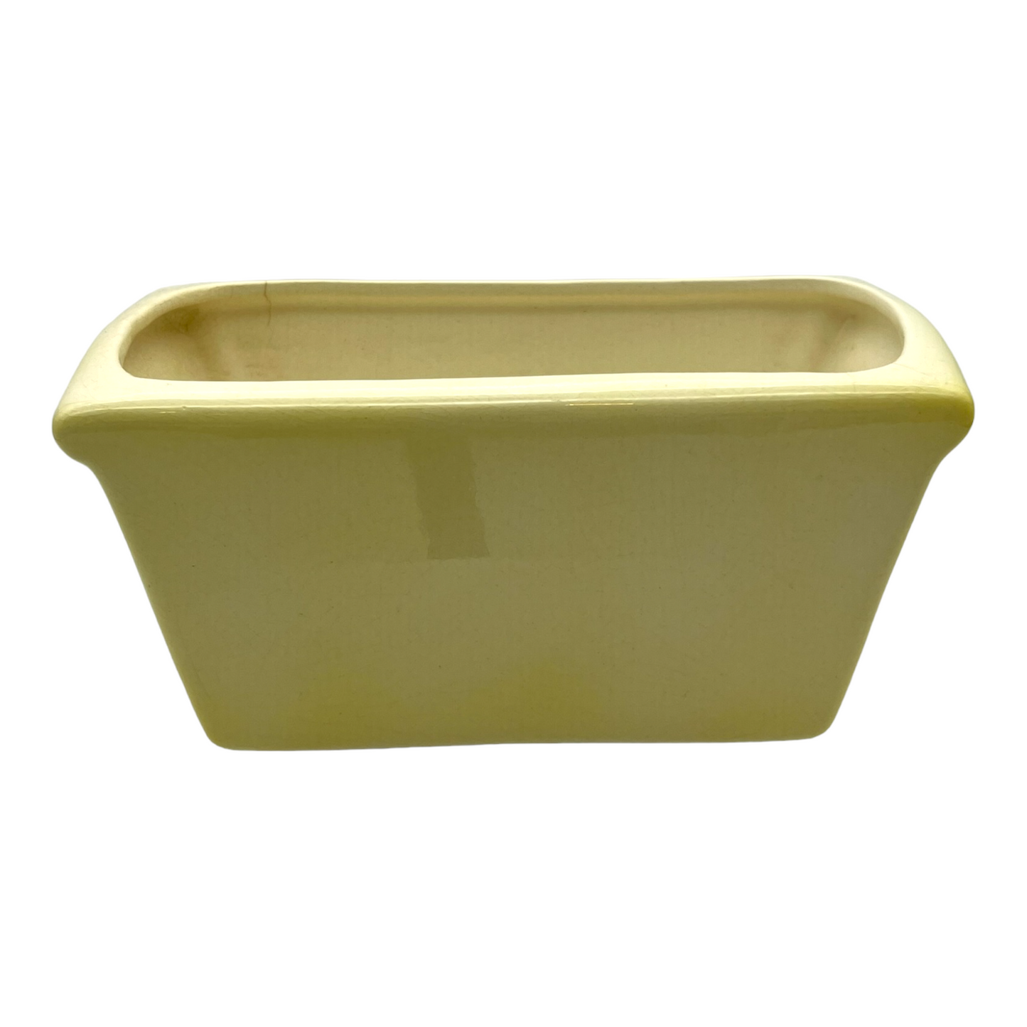 Royal Copley - Ribbed Planter - Yellow - 3.5"