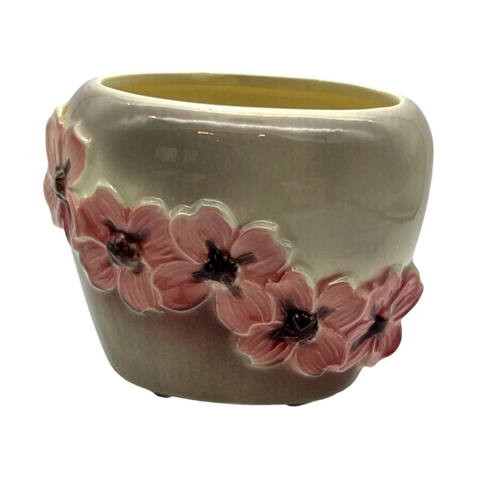 Royal Copley - Oval Dogwood Planter - 4.5"