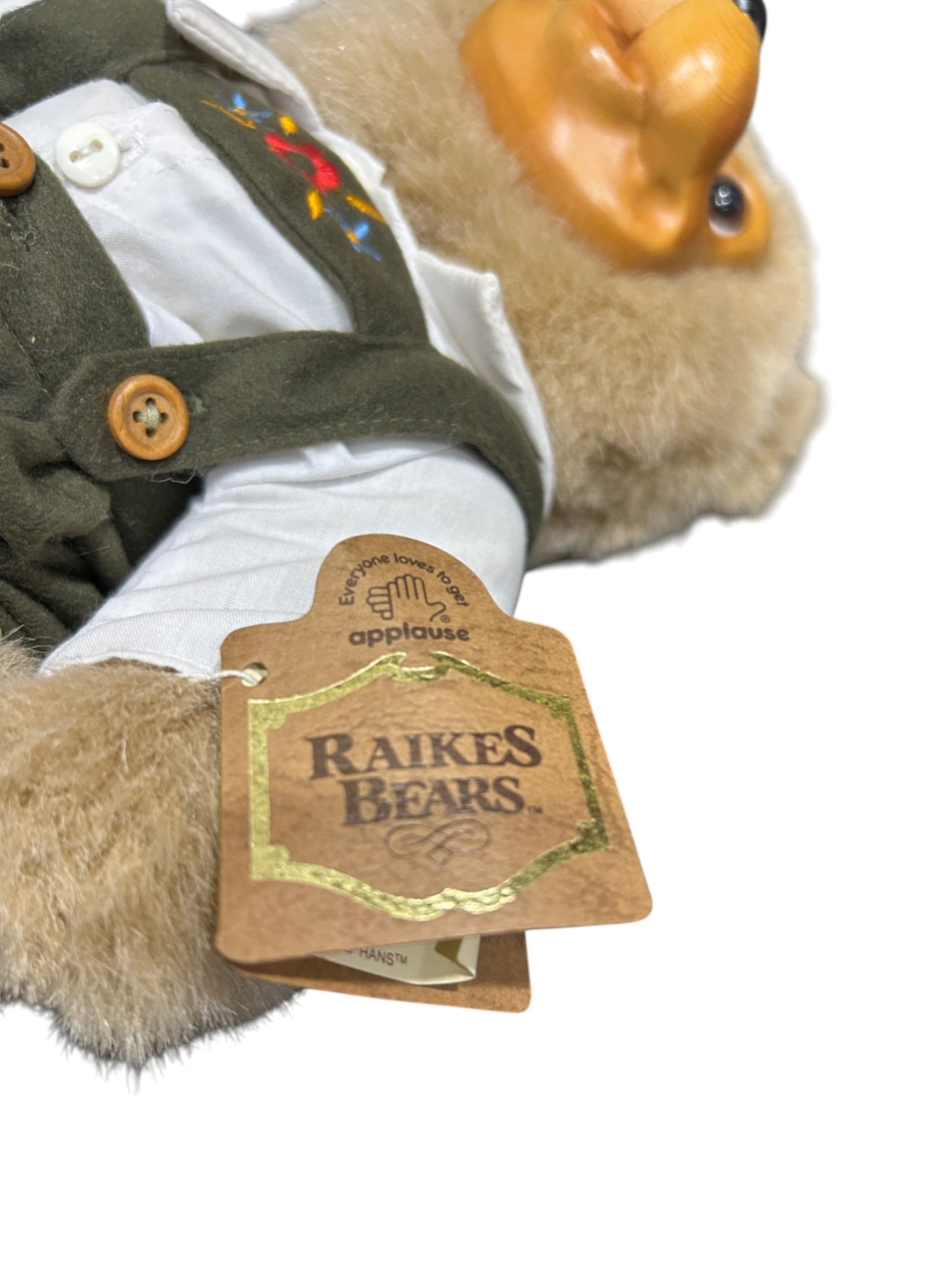 Raikes Bears - Wood Faced - Hans - Limited To 250 - Jointed - 12"