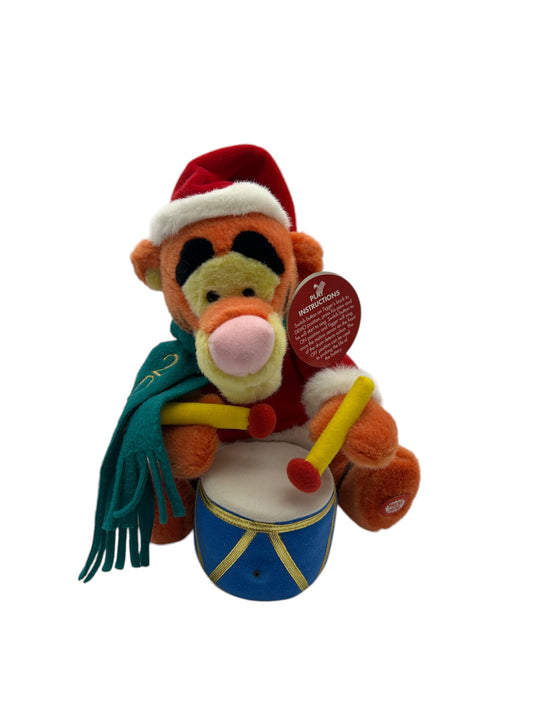 Disney Store - Musical Plush Figurine Drummer Tigger - 12"