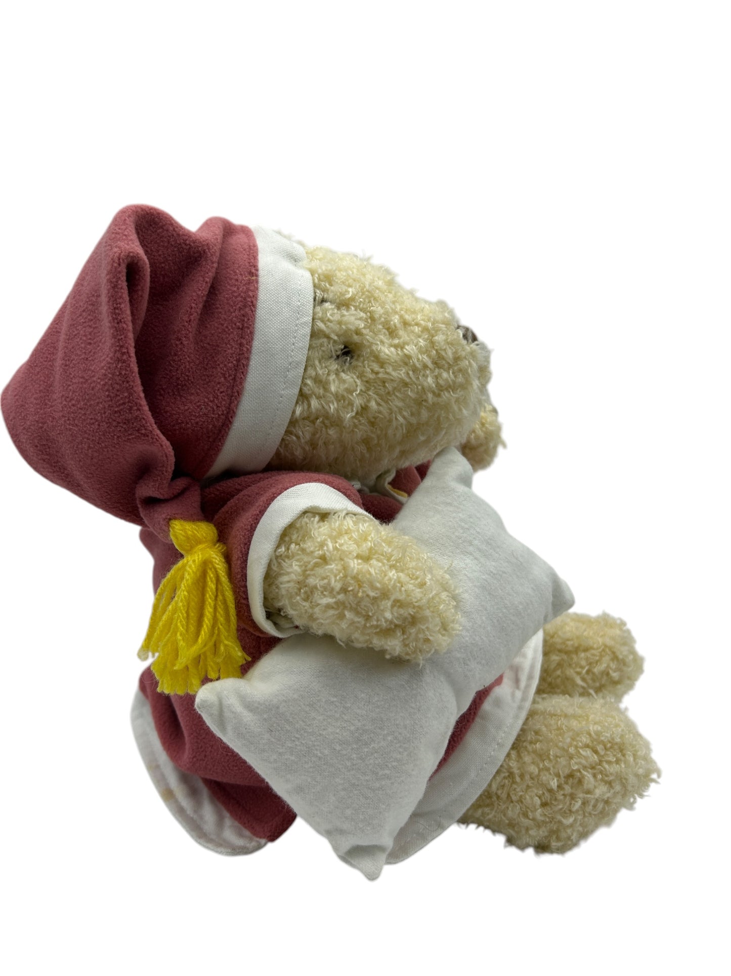 Disney Store - Winnie the Pooh Musical Lullaby Plush Toy Holding Pillow - 12"