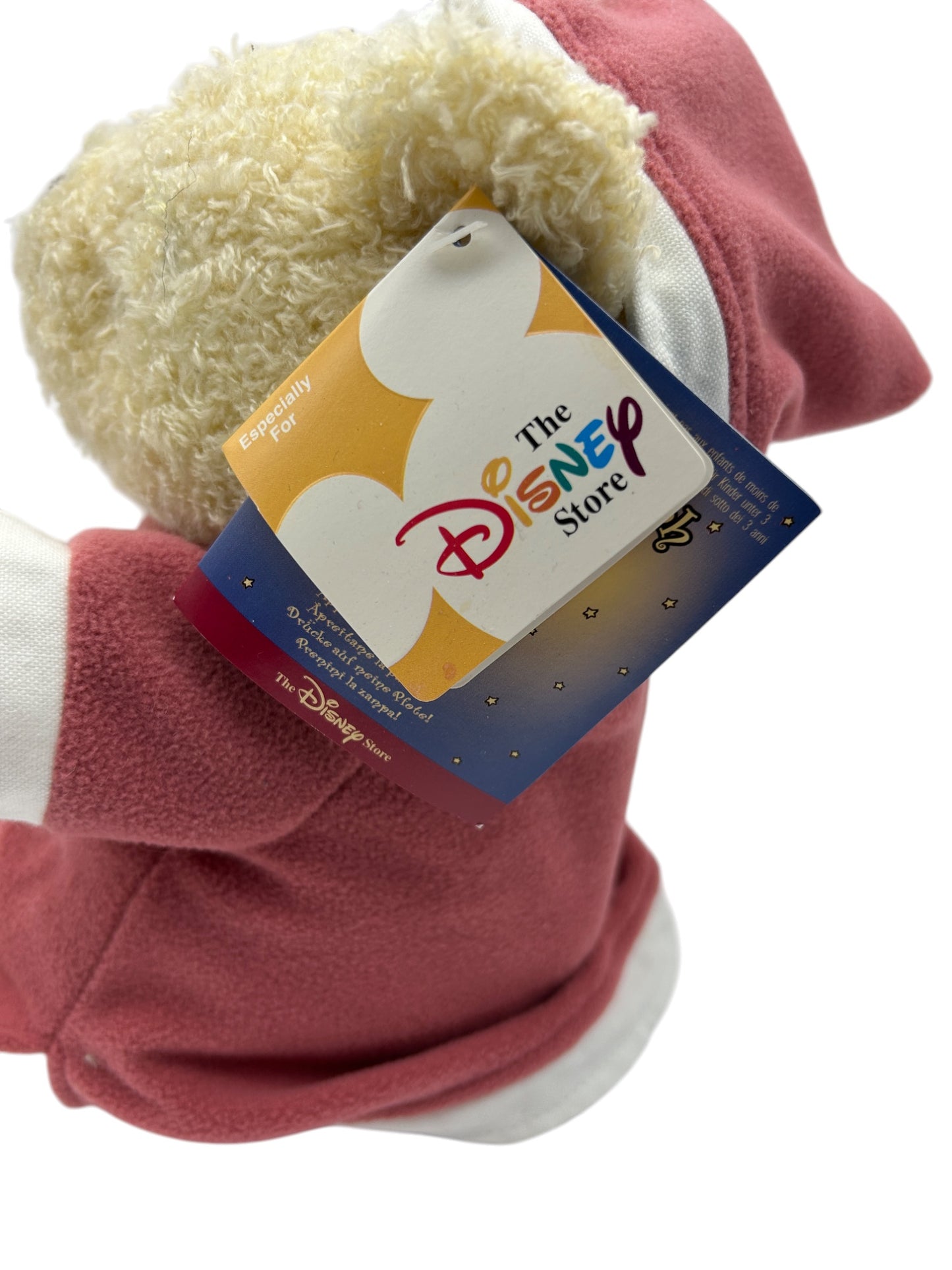 Disney Store - Winnie the Pooh Musical Lullaby Plush Toy Holding Pillow - 12"