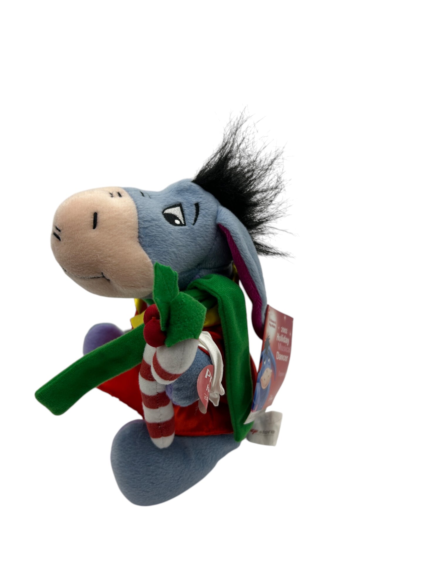 Disney Store - Winnie the Pooh - Christmas Eeyore Holiday Musical Dancer  - 8"