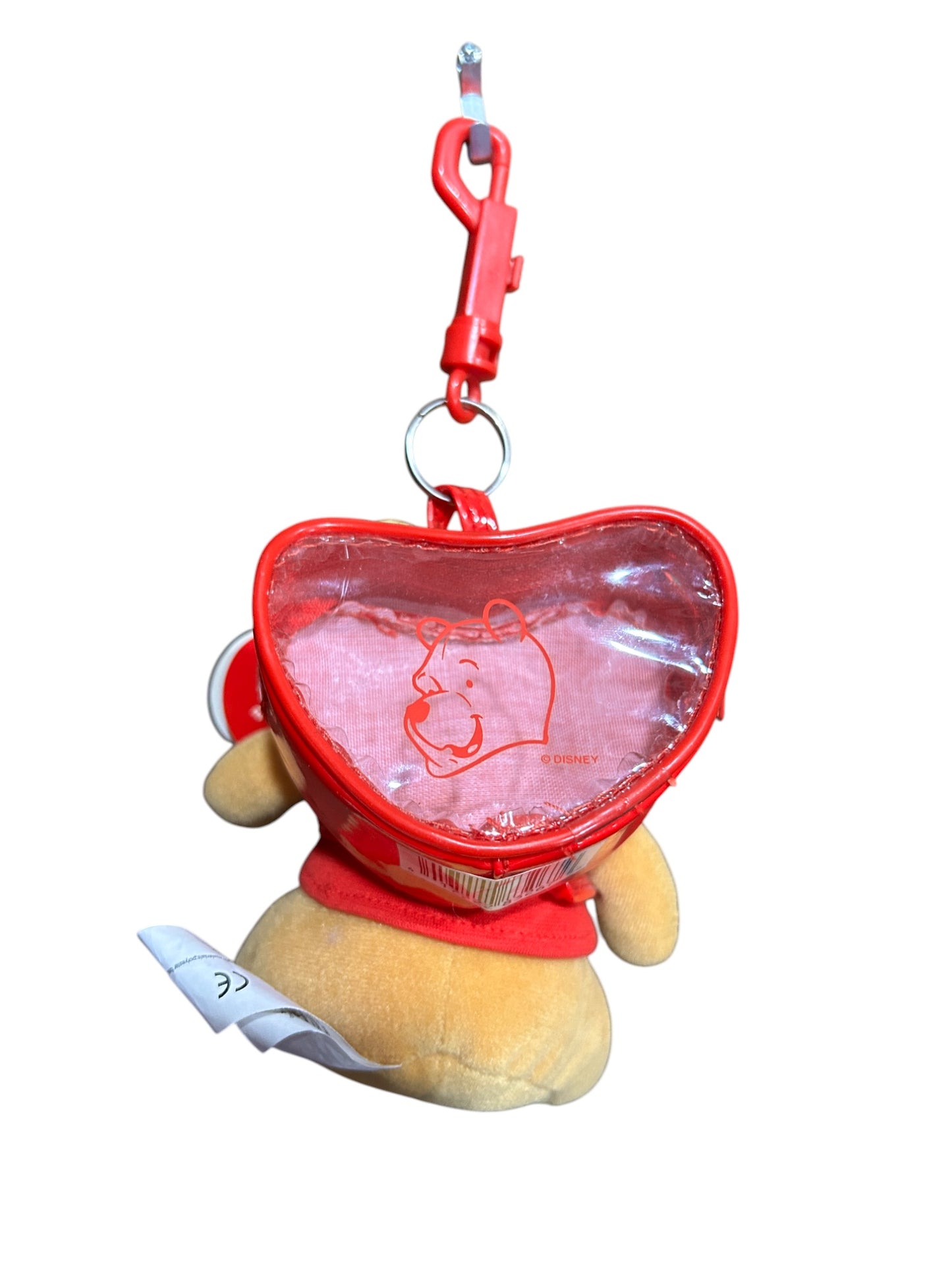 Disney Store- Winnie the Pooh - Valentines Day Keychain - Vintage - 8"