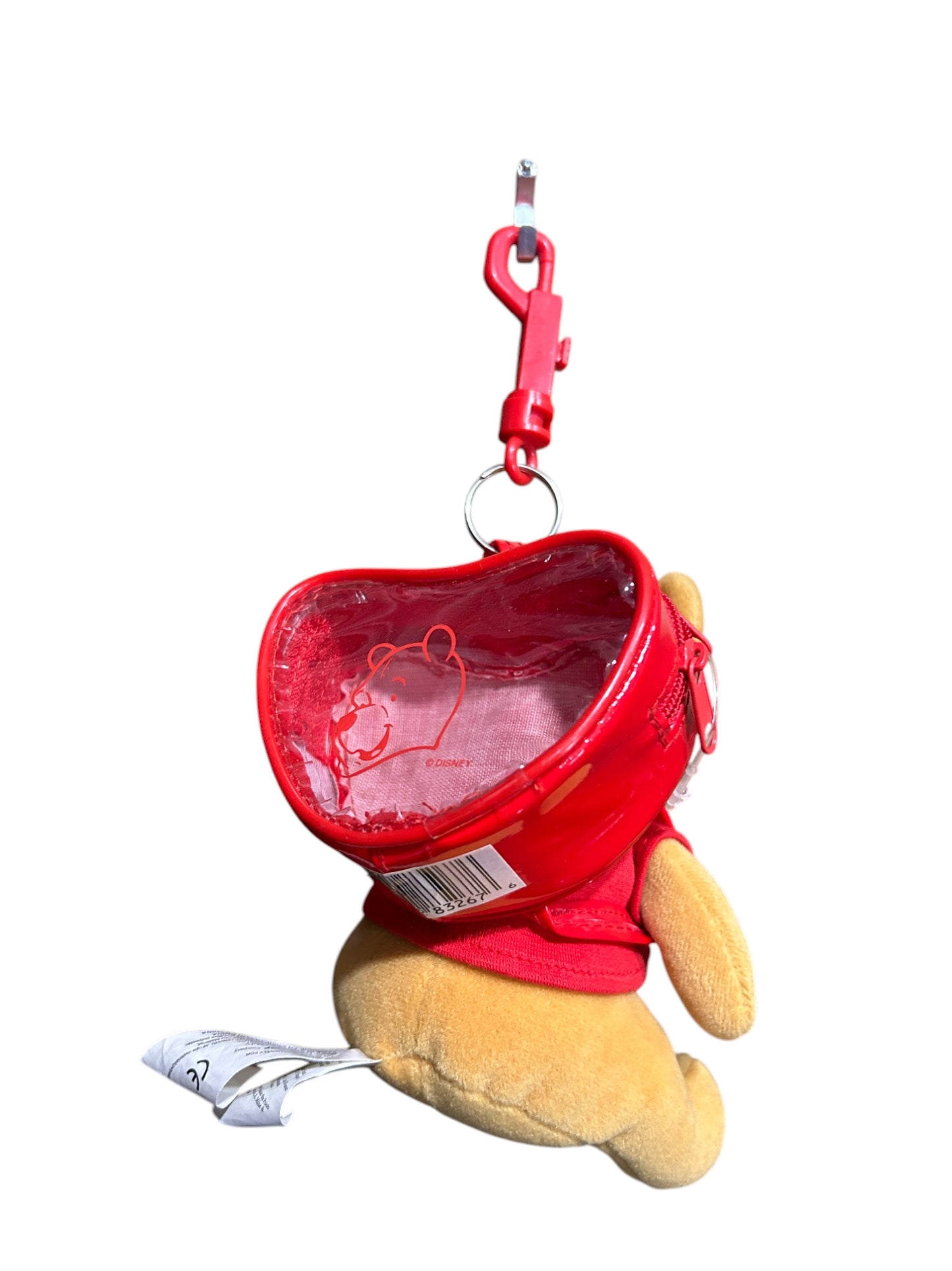 Disney Store- Winnie the Pooh - Valentines Day Keychain - Vintage - 8"