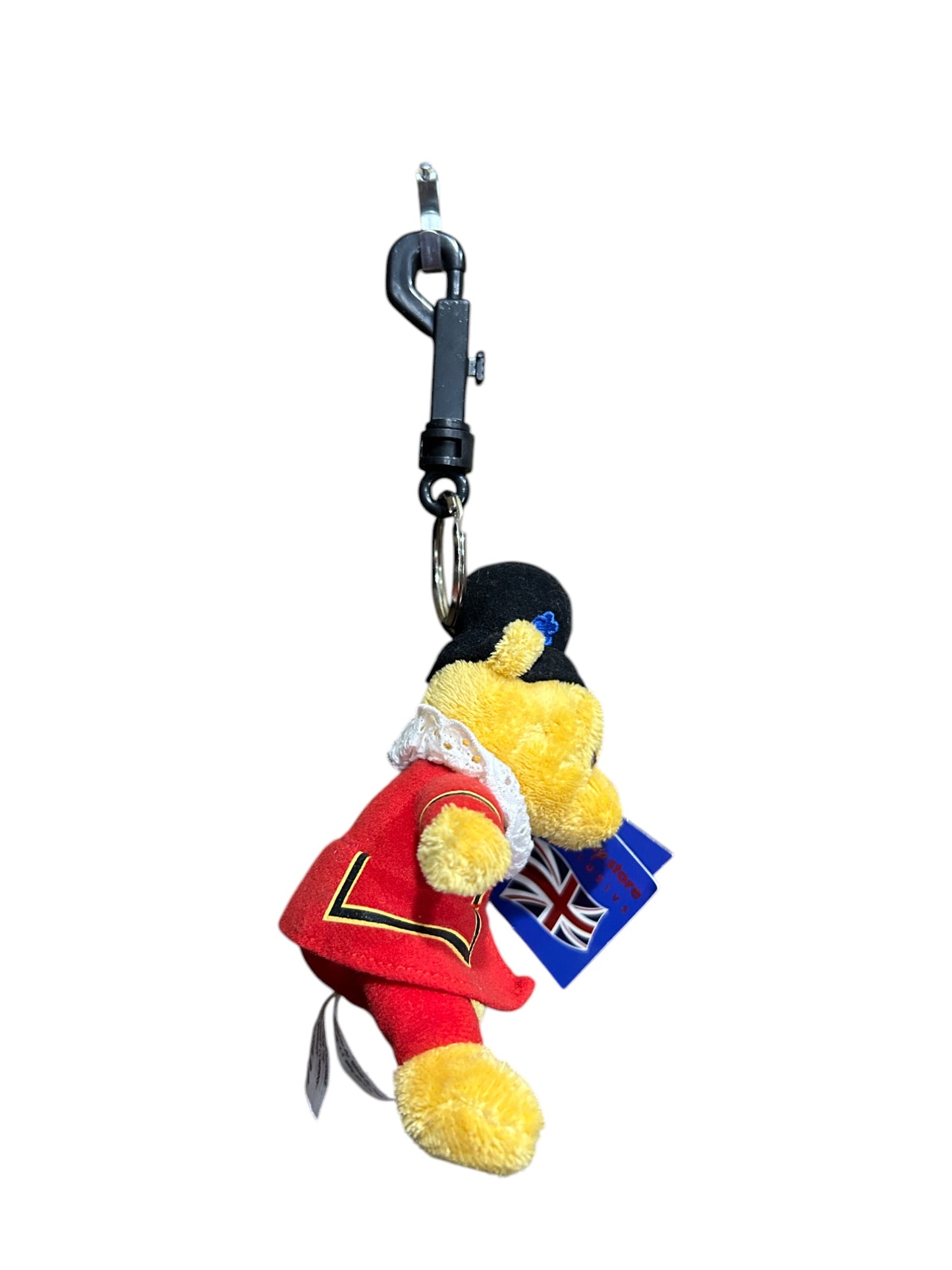 Disney Store London - Winnie the Pooh - Yeomen Warders Beefeater Guard of the Tower of London Keychain - Vintage - 8"